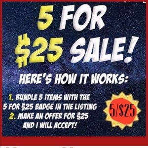 🔵 5$ for 25 BUNDLE🔵